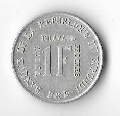 Moneda 1 franc 1970 - Burundi foto