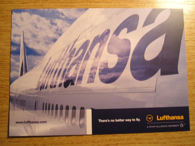 QW28 - Tematica aviatie 2 - Lufthansa - Boeing 747 - 400