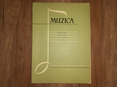 MUZICA - Manual pentru clasa a VIII-a, Motora-Ionescu , 1961 foto
