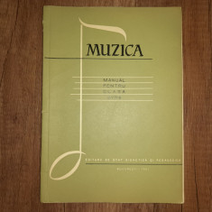 MUZICA - Manual pentru clasa a VIII-a, Motora-Ionescu , 1961