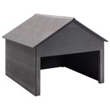Cumpara ieftin Garaj masina de tuns iarba, gri, 80x80x70 cm, WPC