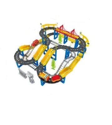 Circuit modular cu masinuta electrica 145 piese foto