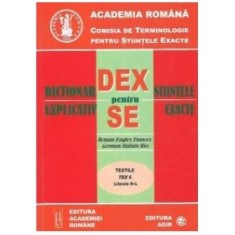 Dictionar Explicativ pentru Stiintele Exacte - Textile Tex 6 Literele H-L