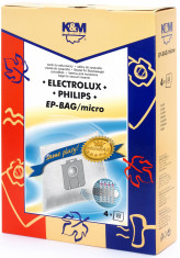 Sac aspirator Electrolux-Philips Universal (S-Bag), sintetic, 4x saci, KM foto