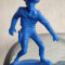 Figurina plastic veche cowboy gata sa traga ALBASTRU