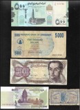 Set 5 bancnote de prin lume adunate (cele din imagini) #89, Europa