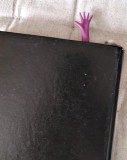 Bookmark plastic lila manuta 14,5 cm