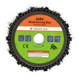 Disc cu lant 125 mm pentru polizor unghiular, set 5 bucati Micul Fermier