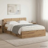 Cumpara ieftin Cadru de pat cu depozitare Stejar Artizanal 150 x 200 cm