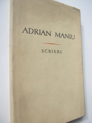 Scrieri 2 - Versuri - Adrian Maniu foto