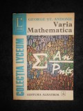 George St. Andonie - Varia mathematica