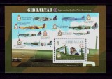 Gibraltar 2011 &quot;A 75-a aniversare - avion Spitfire Supermarine &quot; ,bloc 103, MNH