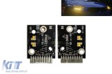 Kit de placi modul 63115A043C1/3C2(Y) cu lumini DRL galbene &icirc;n farul de versiune Low, potrivit pentru BMW Seria 2 G42, M2 G87 2022-2025, nu este potri