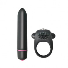 Kit Pentru Cupluri &amp;amp;#8211; Inel Vibrator si Glonte Vibrator cu 10 tipare foto