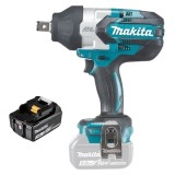 Makita DTW1001Z + BL1830B - Masina de insurubat cu impact 1050 Nm M12-M30 + Acumulator Li-Ion 18 V 3 Ah