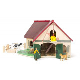 Set de construit Ferma cu figurine, 58 x 48 cm, 3 ani+, small foot