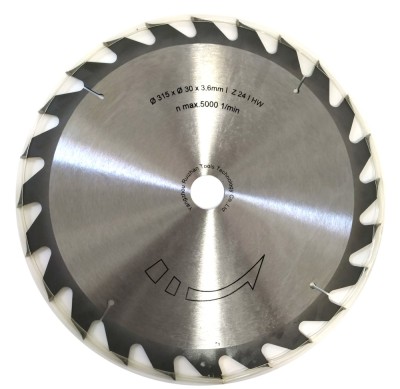 Panza ferastrau circular pentru lemn, PAL, 315x30x3.6mm, 24T ProAdvanced PowerfulTools foto