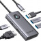 ORICO USB C HUB, sta&Aring;&pound;ie de andocare USB C 5-&Atilde;&reg;n-1 cu HDMI 4K, livrare de energie