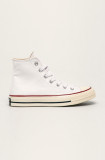 Converse teniși Chuck 70 femei, culoarea alb, C162056