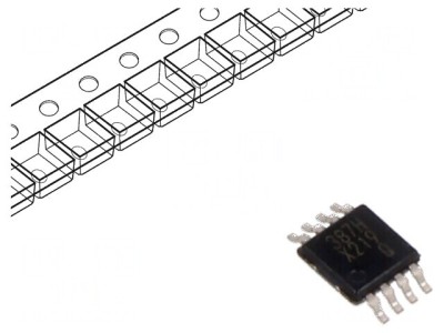 Comutator analogic SPDT IC VSSOP8 1 Ch 4,5&amp;divide;18VDC 4,5&amp;divide;36VDC foto