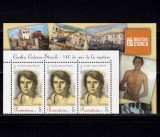 Cumpara ieftin RO 2019 ,LP 2231 ,&quot; Cecilia Storck , 140 ani n.&quot; , triptic+manseta sus, MNH
