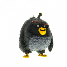 Figurina cu agatatoare Angry Birds 3D Bomb, 8.5 cm, 3 ani+ foto