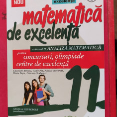 MATEMATICA DE EXCELENTA ANALIZA MATEMATICA VOL 2 ,CLASA A XI A BOROICA HEUBERGER