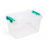 Cutie Depozitare, Model Transparentă, Plastic, Capacitate 7L, Dimensiuni 30x21x17cm, Oem