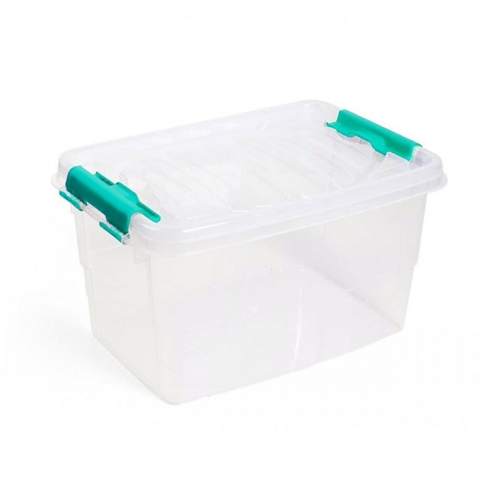 Cutie Depozitare, Model Transparentă, Plastic, Capacitate 7L, Dimensiuni 30x21x17cm
