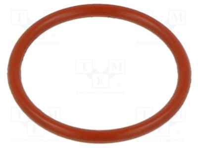Garnitură O-ring silicon roșie 140mm 3mm ORING USZCZELNIENIA TECHNICZNE foto