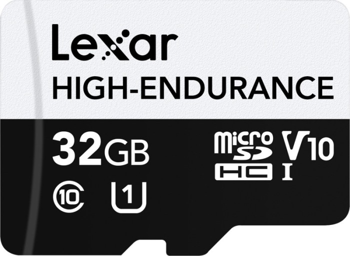 Lexar microSDHC High-Endurance UHS-I/U1/10 R100/W30 (V10) 32GB