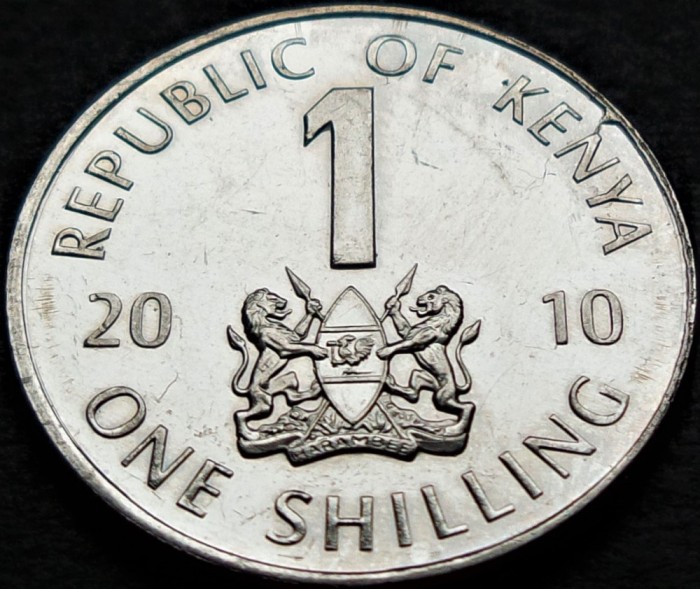 Moneda exotica 1 SCHILLING - KENYA, anul 2010 * cod 521 B