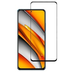 Folie sticla securizata compatibila cu xiaomi poco m4 pro 5g, pro cfp1, full glue, lipire completa, 9h,htpmag, neagra foto