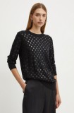 MICHAEL Michael Kors pulover de lana femei, culoarea negru, light, MF4612G4VR