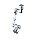 Extensie rotativa robinet cu aerator GIDA-CRIS GC242, cu 3 articulatii, si accesorii de montare