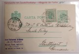Romania 1904 - C.P. circulata BUCURESTI-STUTTGART