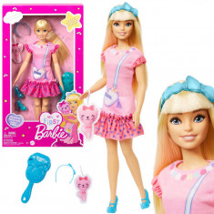 My First Barbie My First Barbie păpușă Barbie membre mobile + pisicuță HLL19 ZA5081