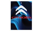 Odorizant auto Citroen 7,5x10 cm, New Car,