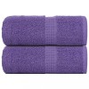 Gossi prosoape de sapun 2 buc violet 30x30 cm 360 g/m2 100% bumbac