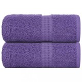 VidaXL Prosoape de săpun 2 buc Violet 30x30 cm 360 g/m&sup2; 100% bumbac