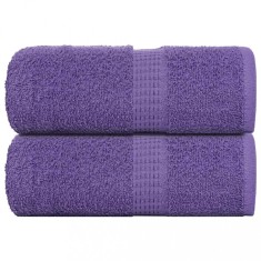 Gossi prosoape de sapun 2 buc violet 30x30 cm 360 g/m2 100% bumbac