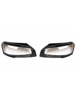 Set 2 sticle faruri pentru Audi A8 4H D4 Facelift (2013 - 2017) foto