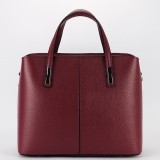 Cumpara ieftin Geanta mare bordeaux din piele naturala 8922 M6