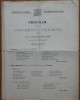 Reuniunea Rom&acirc;nă de C&acirc;ntări din Sibiu; Program pentru concertul ordinar, semnat de soprana Lucia Cosma, 1889