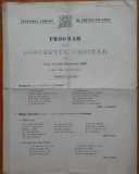 Cumpara ieftin Program reuniunea roamna din Sibiu , semnat de Lucia Cosma , 1889