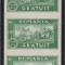 1933 TIMBRU GRATUIT EROARE CADRU STANGA TAIAT LINIE ALBA STRAIF 3 TIMBRE NED MNH
