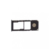 Suport SIM Samsung Galaxy A10s A107 Negru Single SIM Original