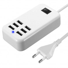 Incarcator Usb 6 Porturi 2A 20W-6USB foto