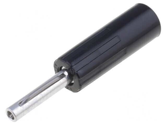 Mufă Banană 4mm Neagră 10A 50VDC