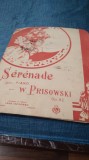 PARTITURA VECHE IMPERIUL TARIST SERENADA LA PIAN ANII 1900